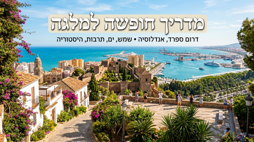 Illustration of מדריך חופשה למלגה בדרום ספרד