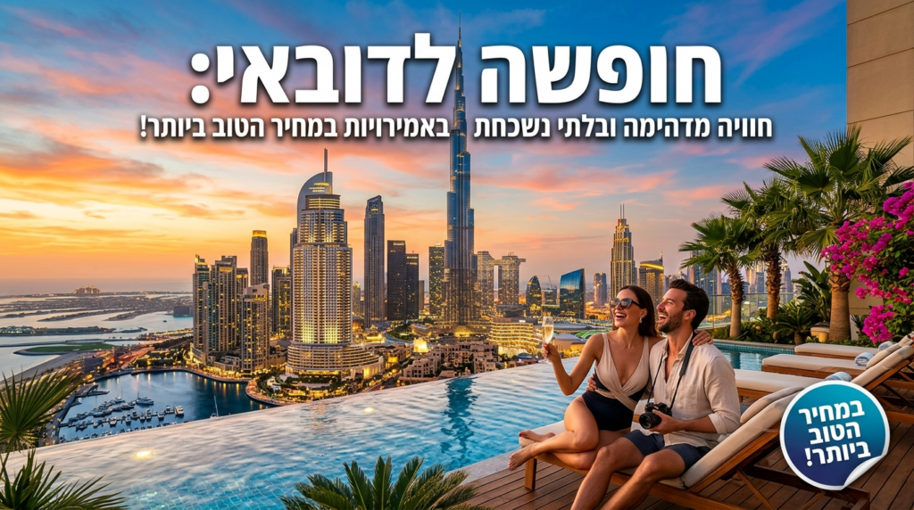 Illustration of חופשה לדובאי: חוויה מדהימה ובלתי נשכחת באמירויות במחיר הטוב