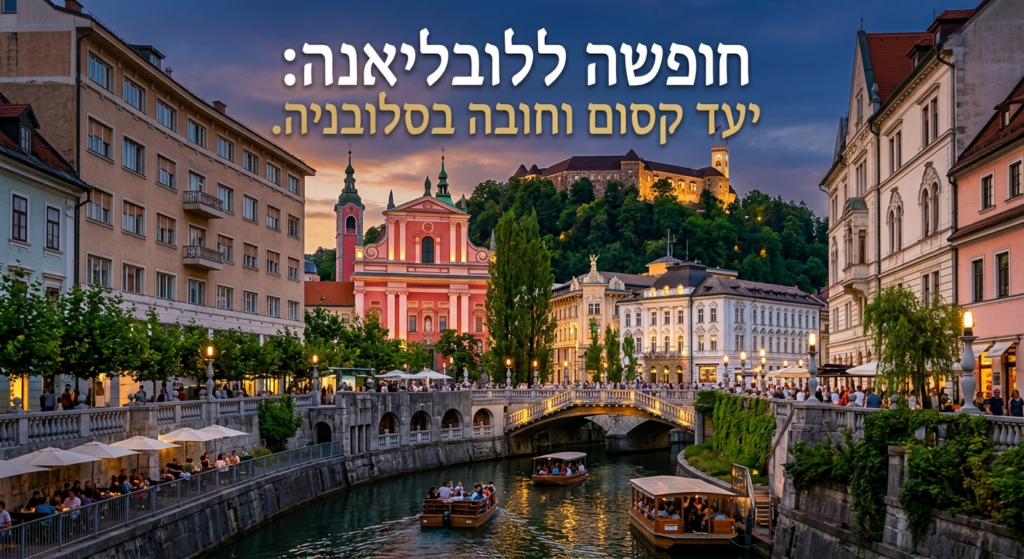 Illustration of חופשה ללובליאנה: יעד קסום וחובה בסלובניה.