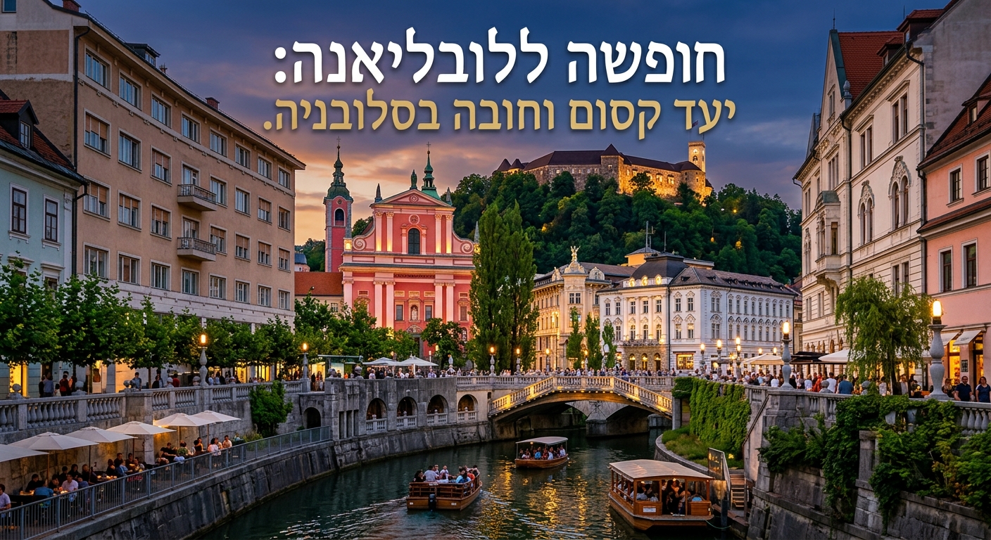 Illustration of חופשה ללובליאנה: יעד קסום וחובה בסלובניה.