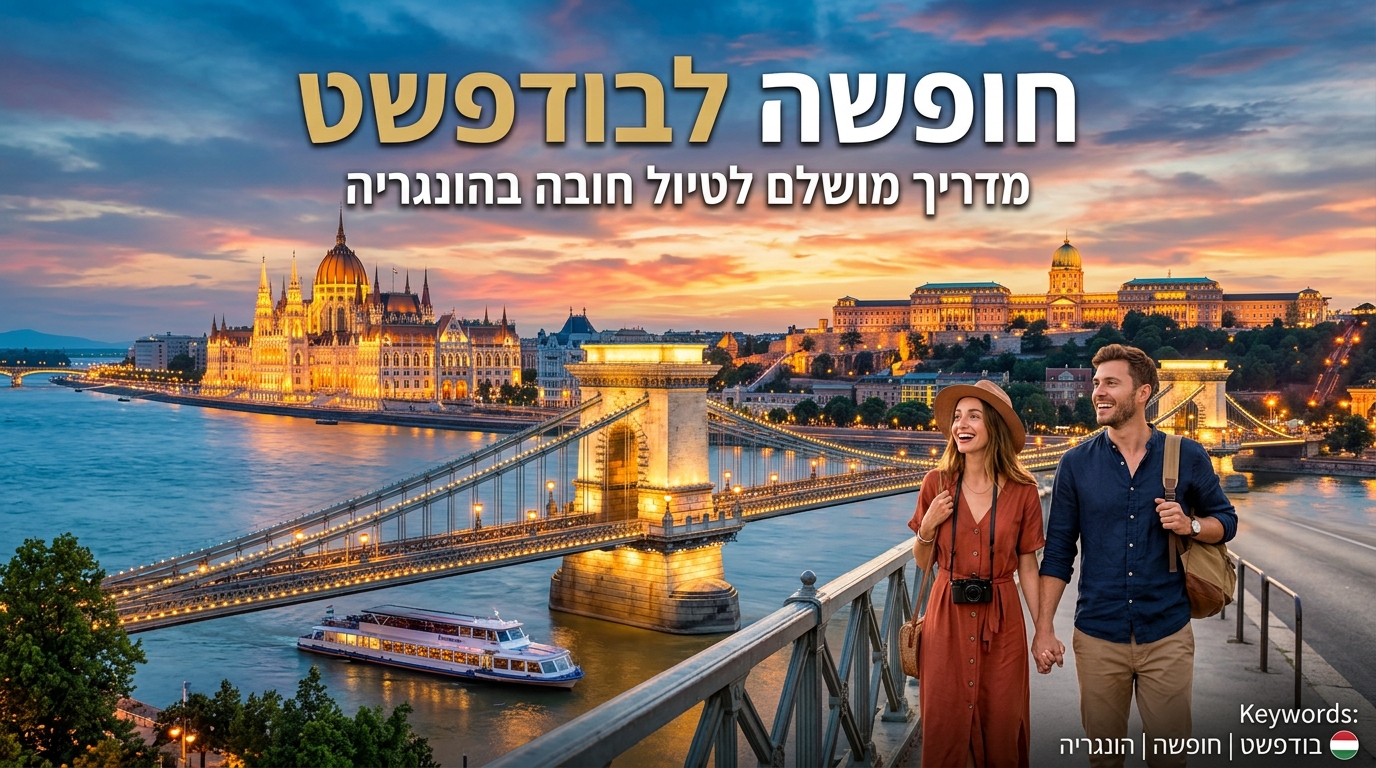 Illustration of חופשה לבודפשט: מדריך מושלם לטיול חובה בהונגריה