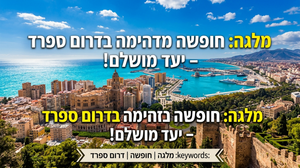 Illustration of מלגה: חופשה מדהימה בדרום ספרד – יעד מושלם!