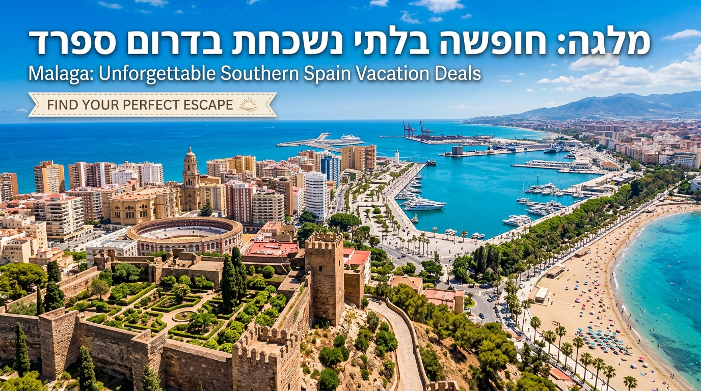 מלגה illustration for Malaga: Unforgettable Southern Spain Vacation Deals